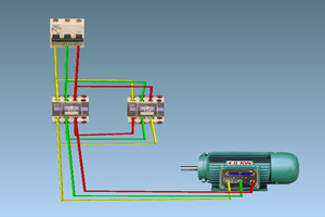 按钮接触器控制的电动机