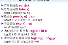 数学库<em>函数</em>
