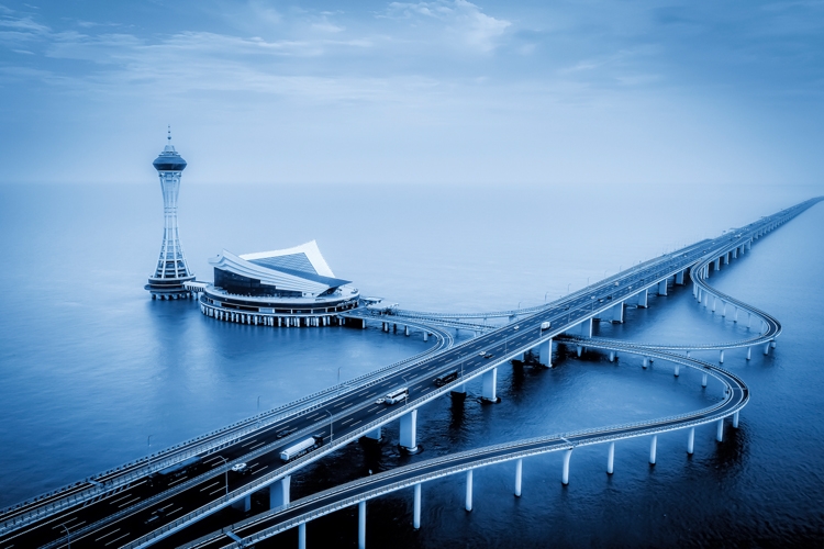杭州湾跨海大桥建设