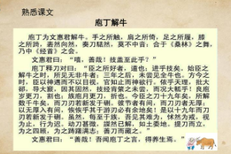 带你了解<em>庖丁解牛</em>（1）