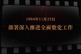 1984年11月22日 部署深入推进全面整党工作