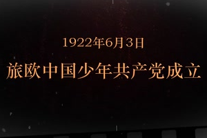 1922年6月3日 旅欧中国少年共产党成立