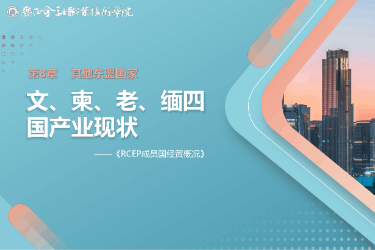 <em>课件</em>： <em>国际经济</em><em>与</em><em>贸易</em><em>专业</em>《8.2 文、柬、老、缅四国产业现状》